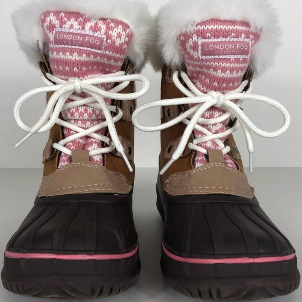 London Fog Faux Fur Winter Boots - Picture 6 of 7